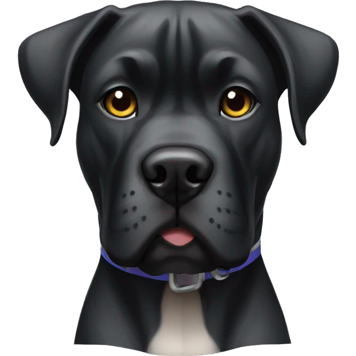 Black cane corso  emoji
