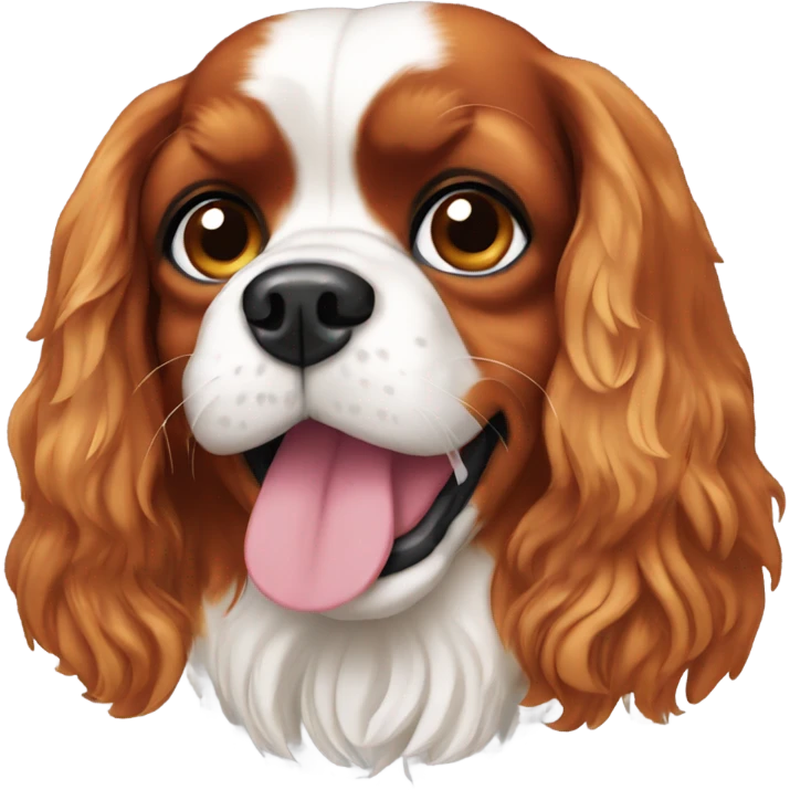 Cavalier king charles dog emoji