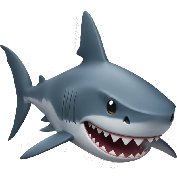 shark with the cat face emoji