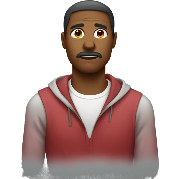 man with nosebleed emoji
