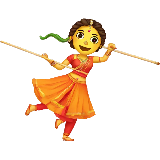 dandiya emoji