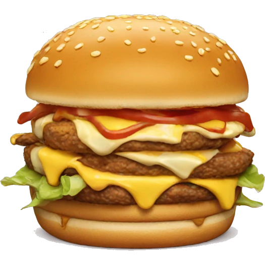 Eating smash Burger emoji