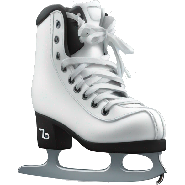 Music note on ice skates  emoji