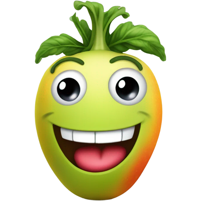 Healthy mascot  emoji