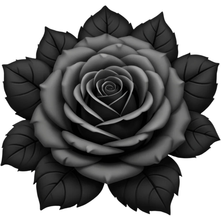 Black roses emoji