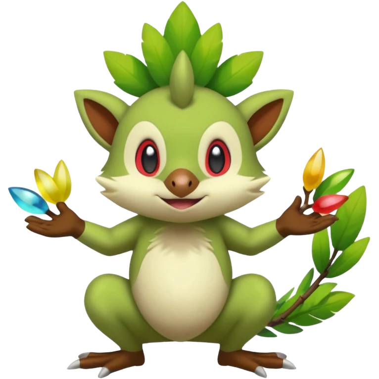  Fey Toony Axew-Grookey-Amaura--Shaymin-fusion-hybrid emoji