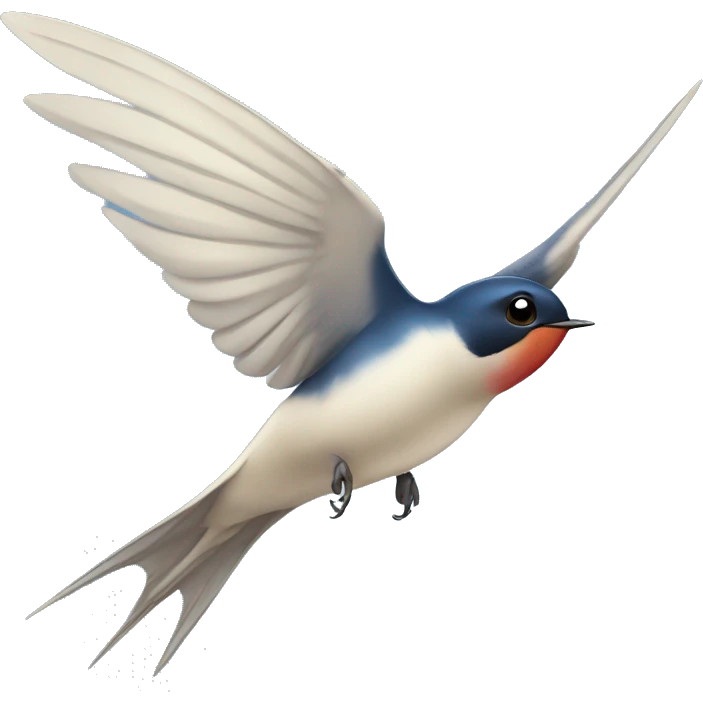 swallow in flight emoji