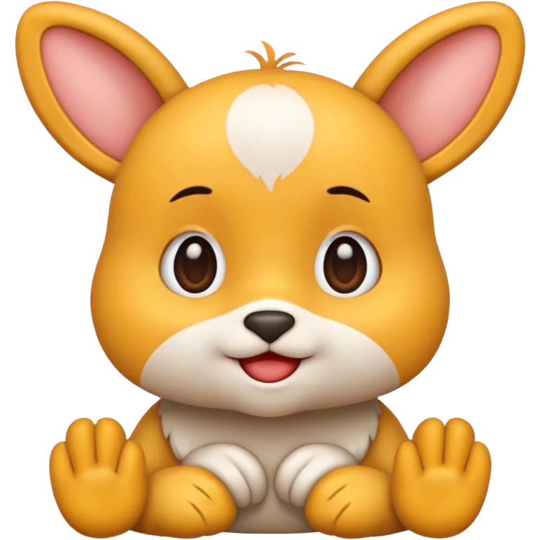 Labubu character, cute and expressive, iOS emoji style emoji