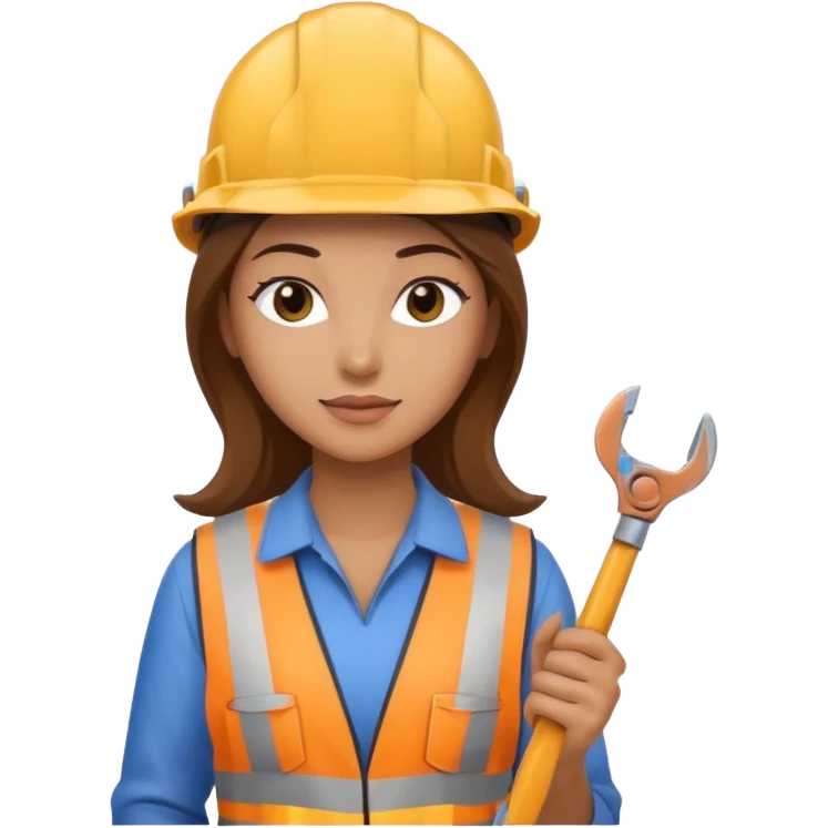 woman construction worker emoji