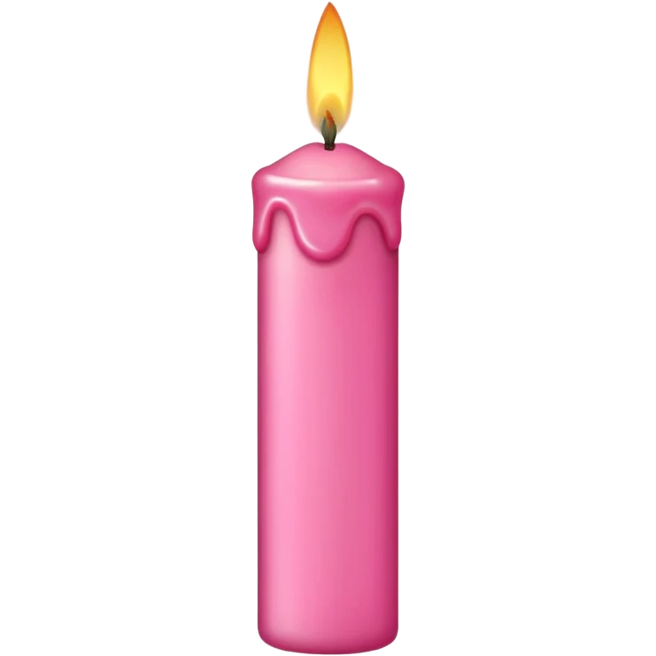 43rd pink birthday candle emoji