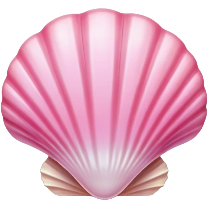 Pink seashell emoji
