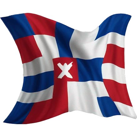 DominicanFlag without the shield emoji