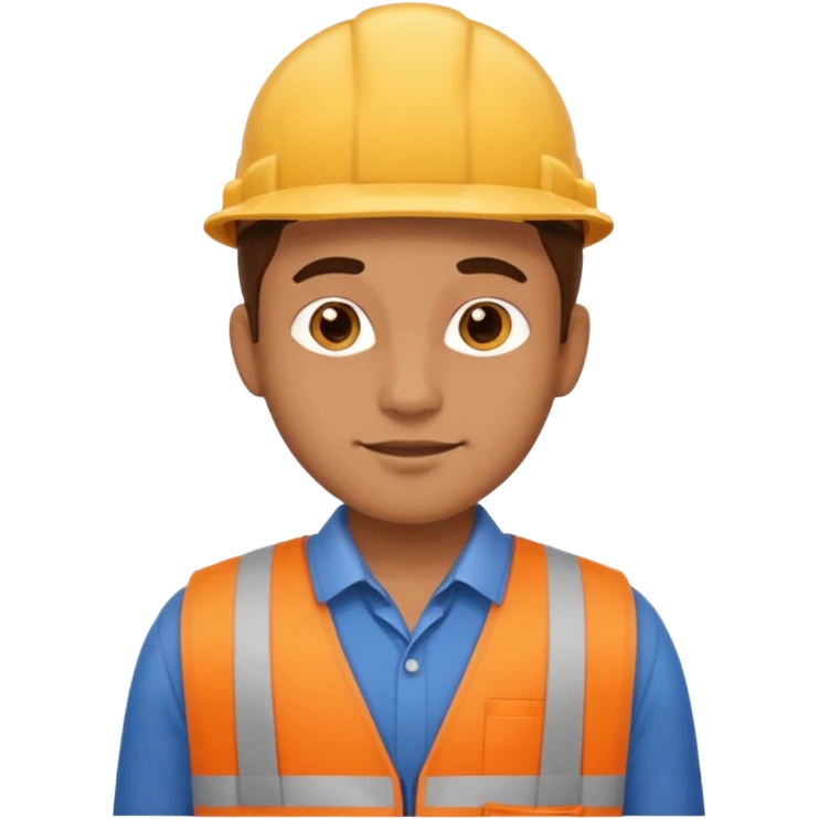 man character in work clothes emoji
