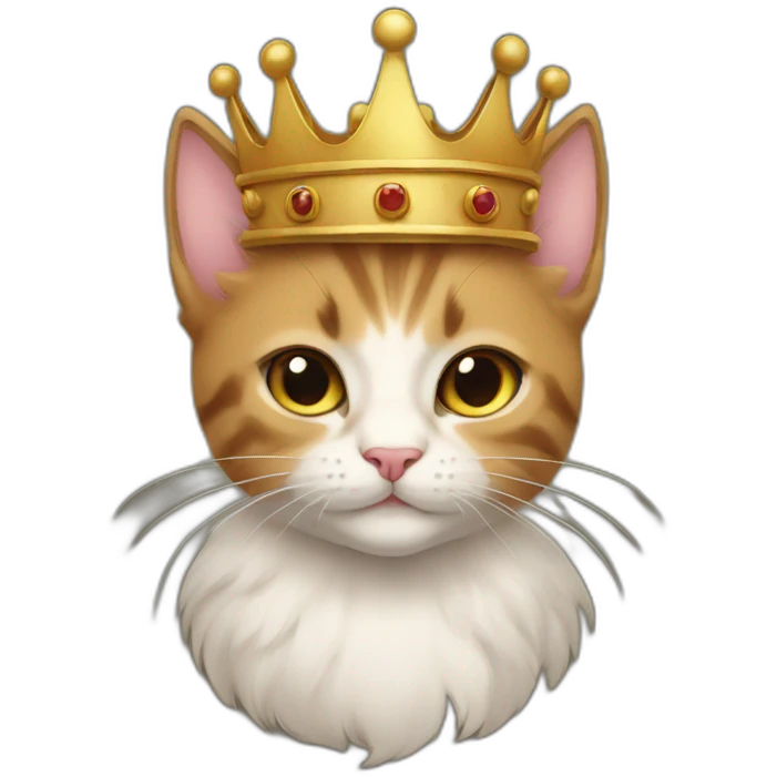 king of kitten emoji