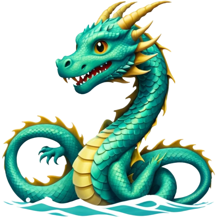 dragon in the sea emoji