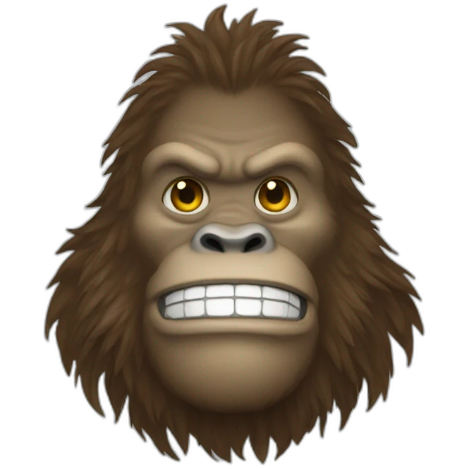 Bigfoot emoji