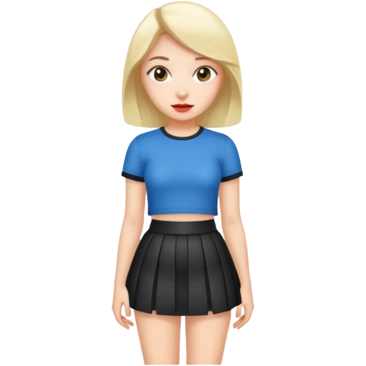 Альтушка в миниюбке emoji