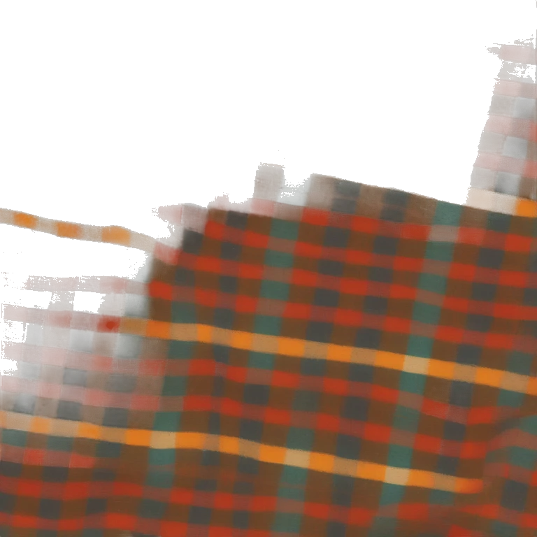 Flannel shirt in fall colors emoji