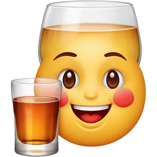 emoji drinking alcohol emoji