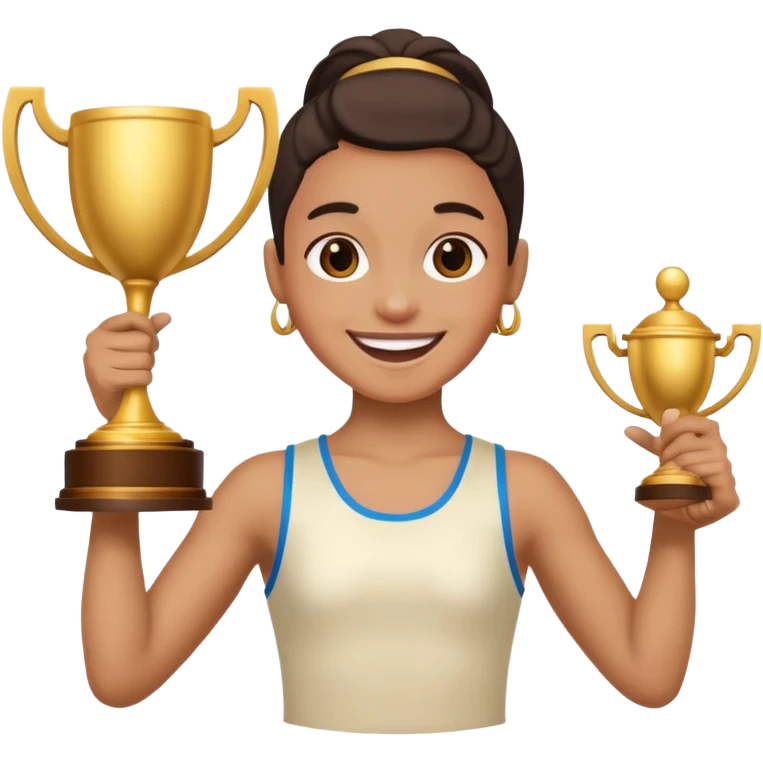 Dancer winning award emoji