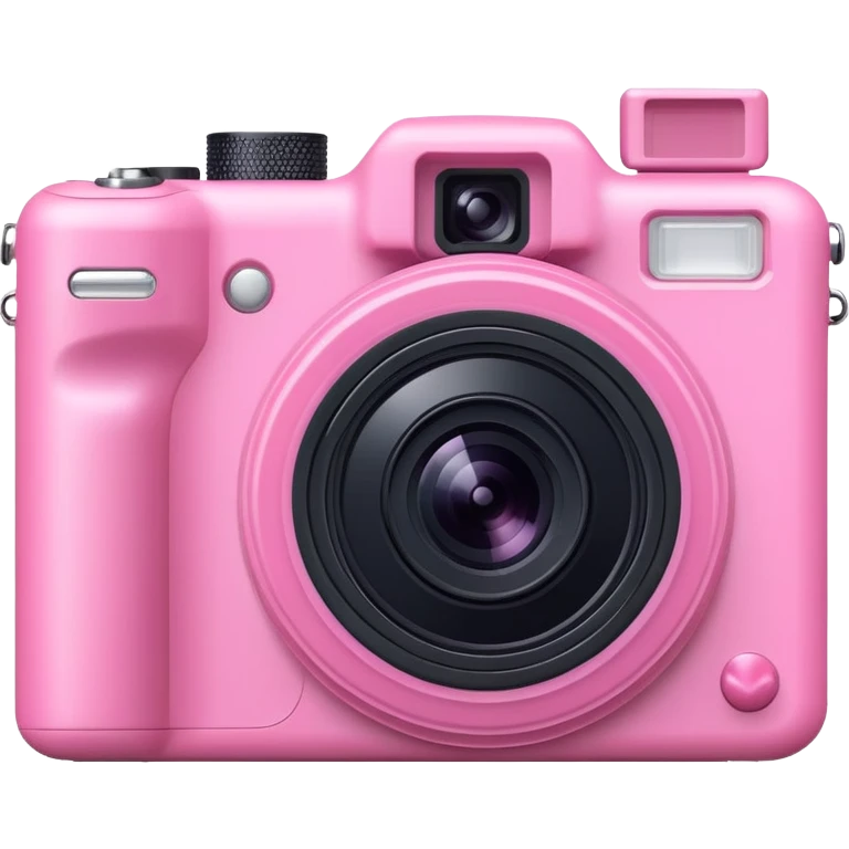 Pink digital camera  emoji