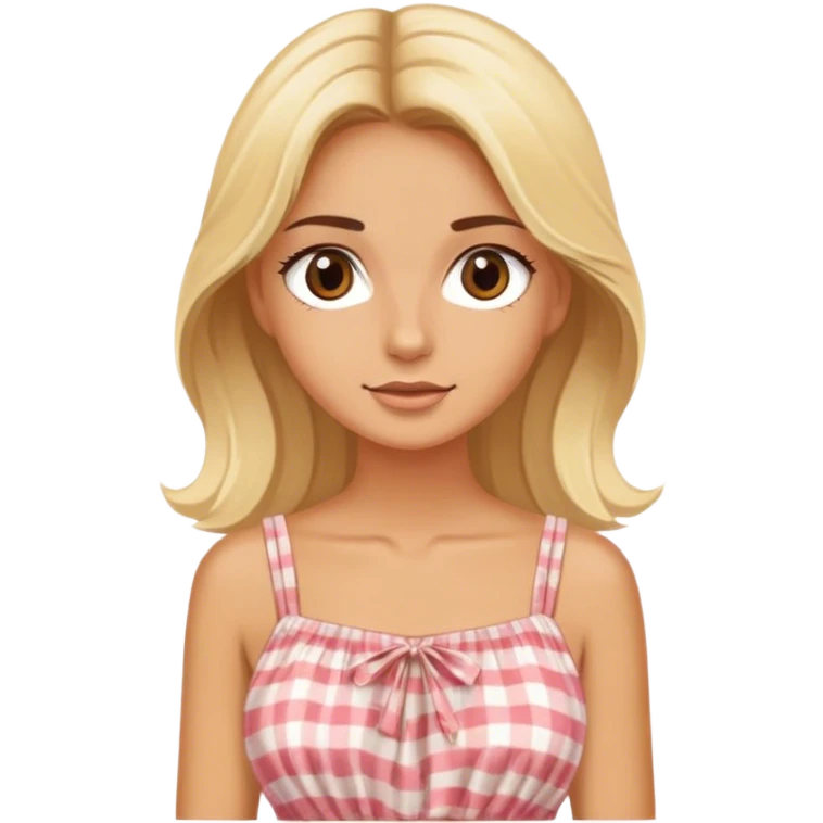 Pretty blonde model, brown eyes, honeymoon traveling in italy emoji