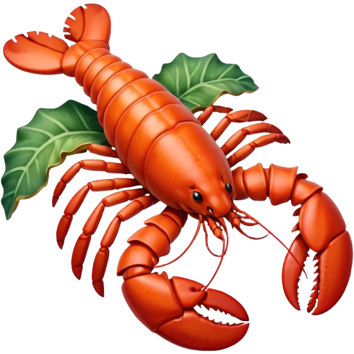 White lobster tail emoji