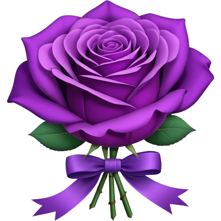 Generate a purple rose bouquet emoji