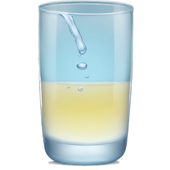 glass of water emoji