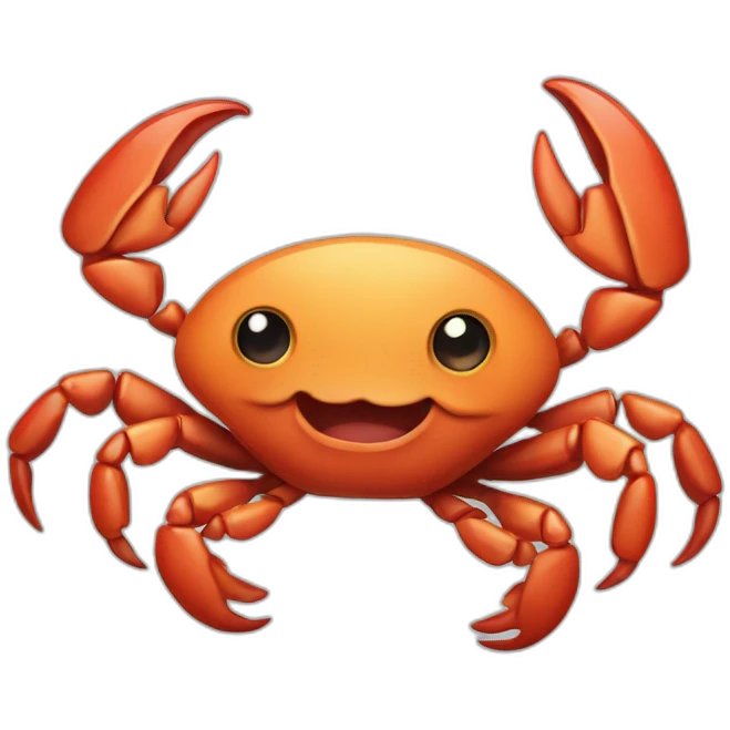 Cute little Crab emoji