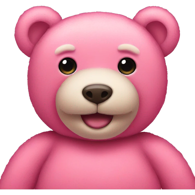 pink teddy bear emoji