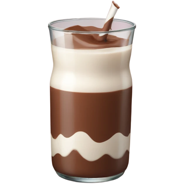 Chocolate milk emoji