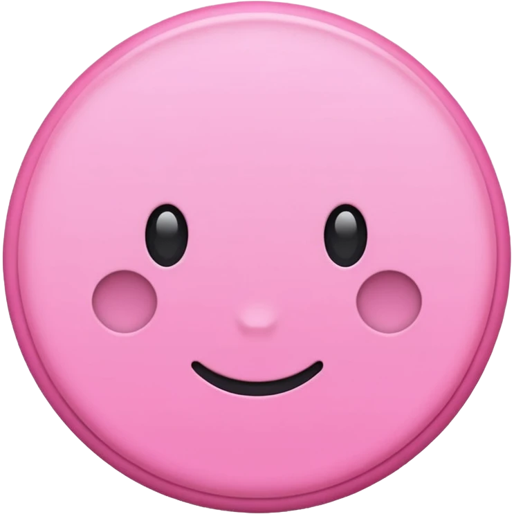 Pink circle emoji