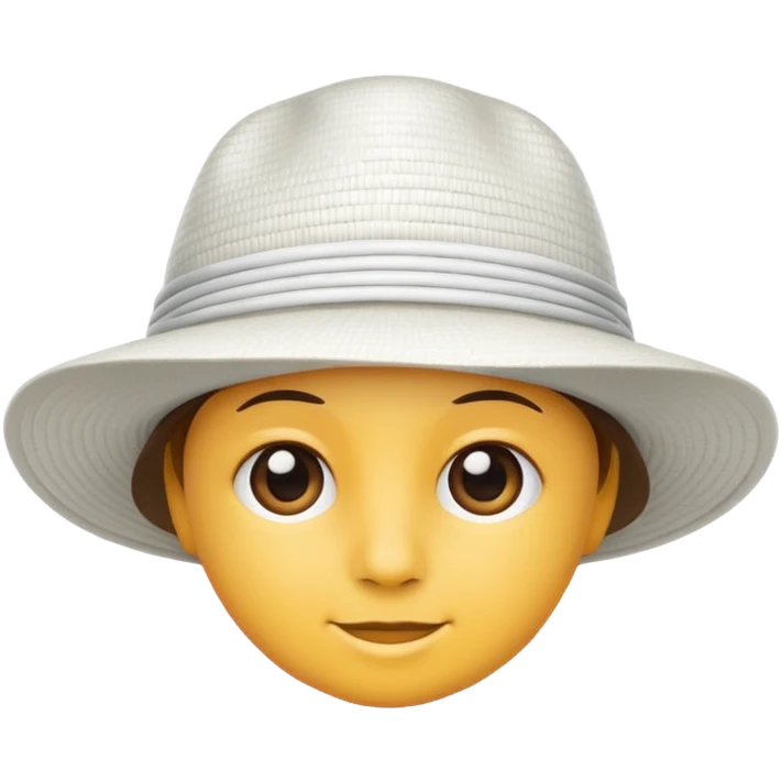 White hat  emoji