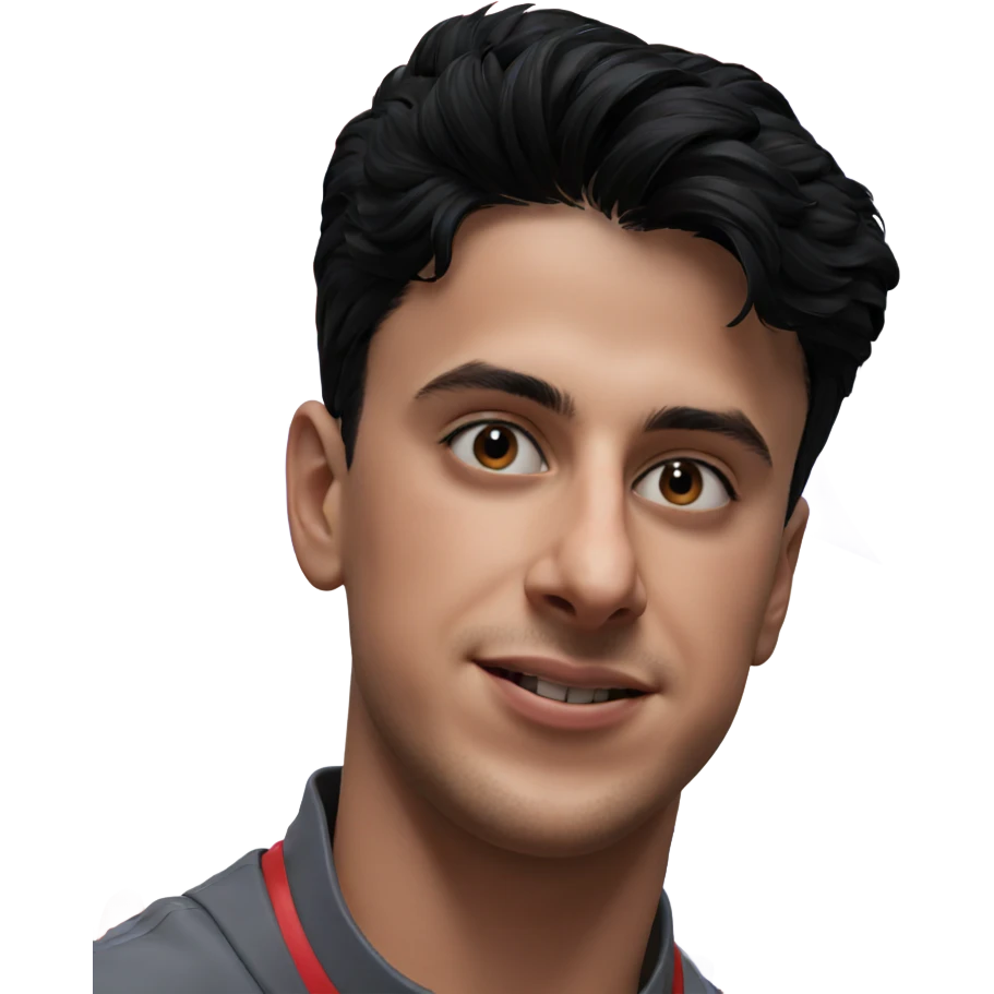 smiling boy with black hair emoji