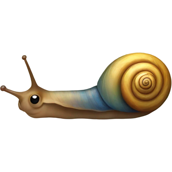 Crying French snail emoji