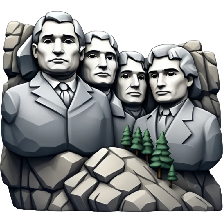 Mount Rushmore emoji