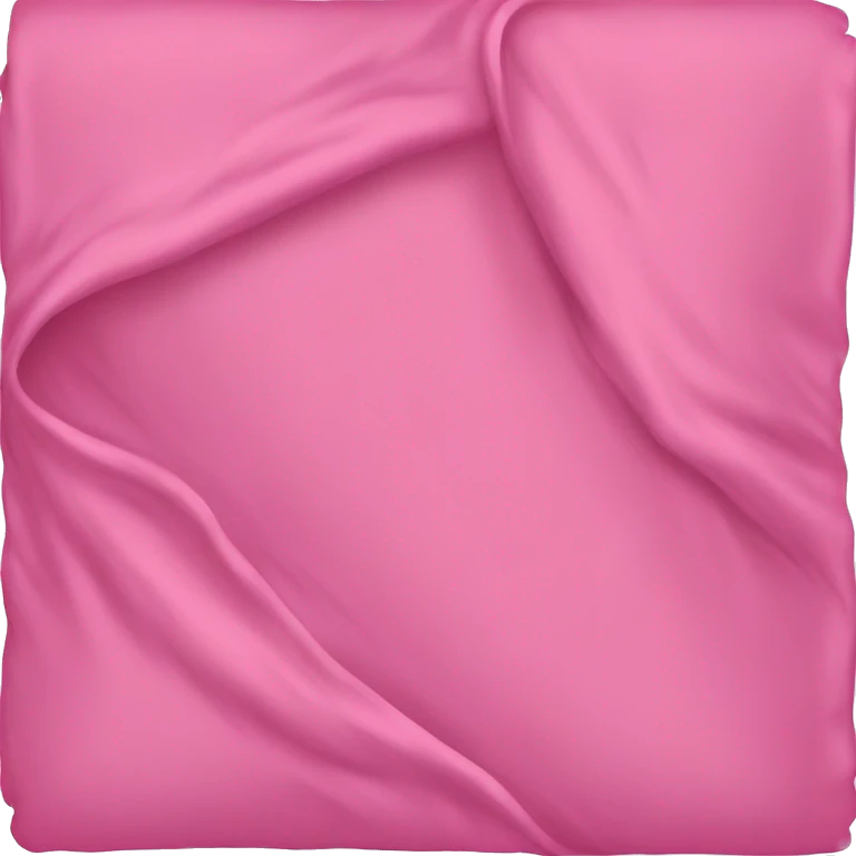 Pink folded blanket emoji