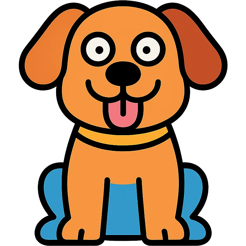 funny dog emoji