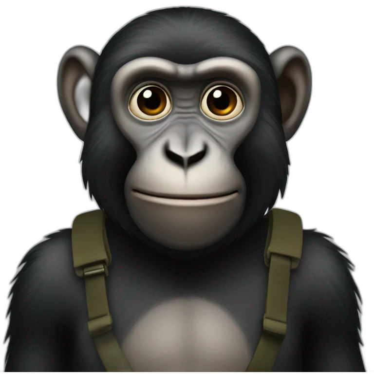 black monkey emoji