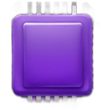 purple computer chip emoji