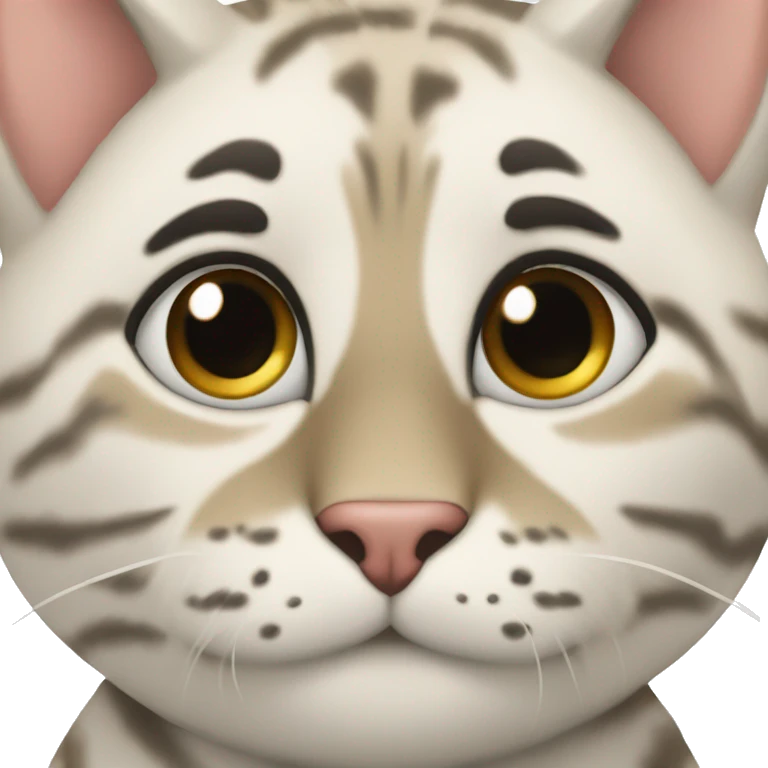 белый кот emoji
