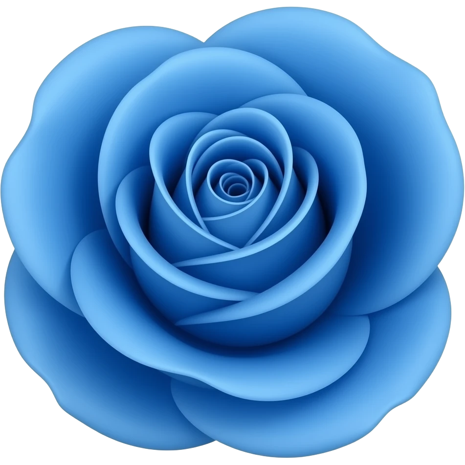 rosa blu 🌹 emoji