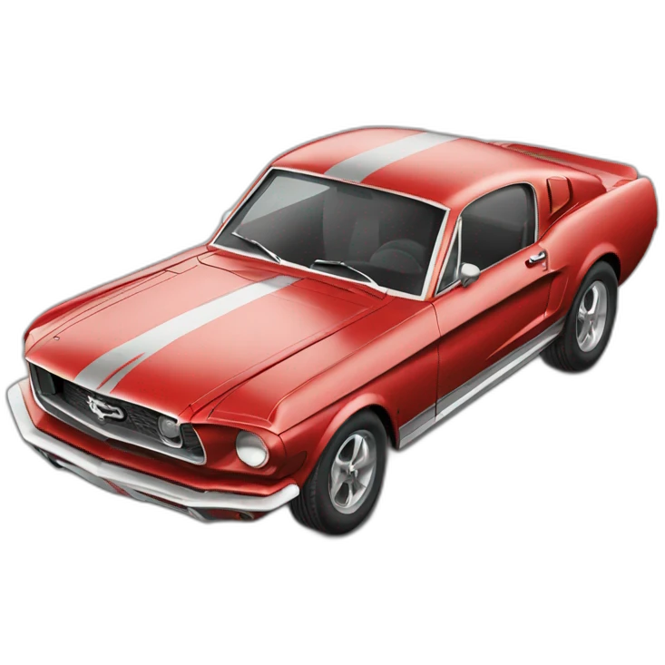 Mustang car  emoji