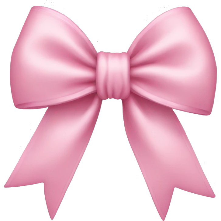 light pink bow  emoji