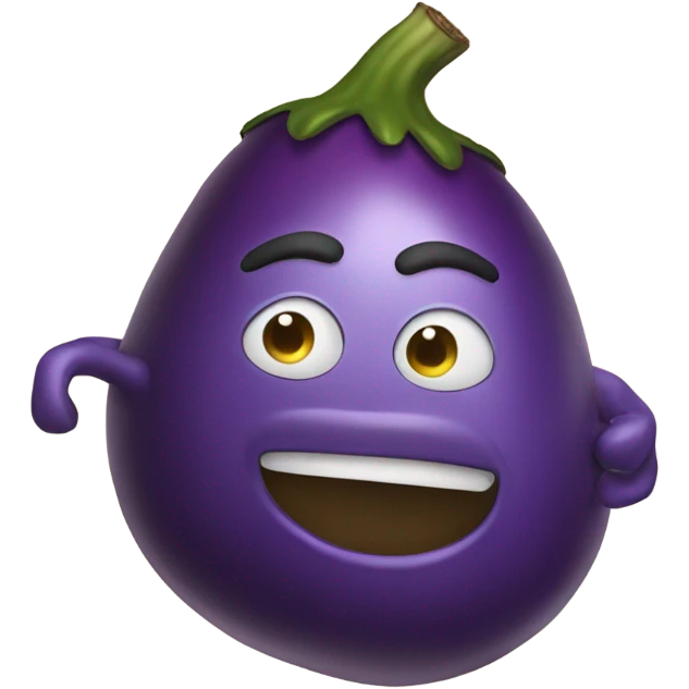 God smiting an eggplant emoji