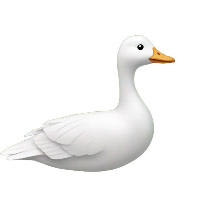 goose by a gravestone emoji