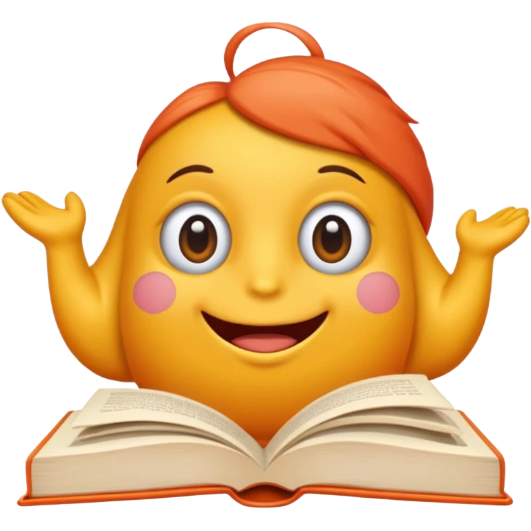Livros com a cor salmão, livro fechado  emoji