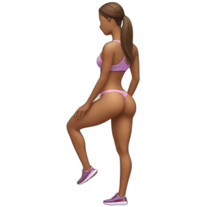 glute woman emoji