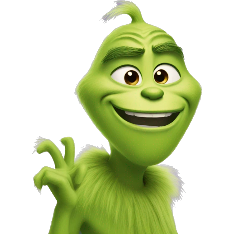 joy ( from inside out ) x grinch emoji